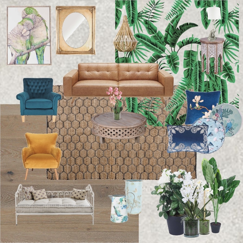 Tropical and lush Mood Board by Eseri on Style Sourcebook