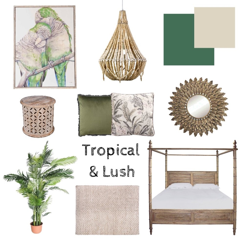 Tropical &amp; Lush Mood Board by KateAlen on Style Sourcebook