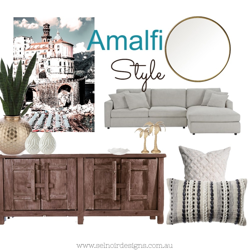 Amalfi Style Mood Board by Sel Noir Designs  on Style Sourcebook