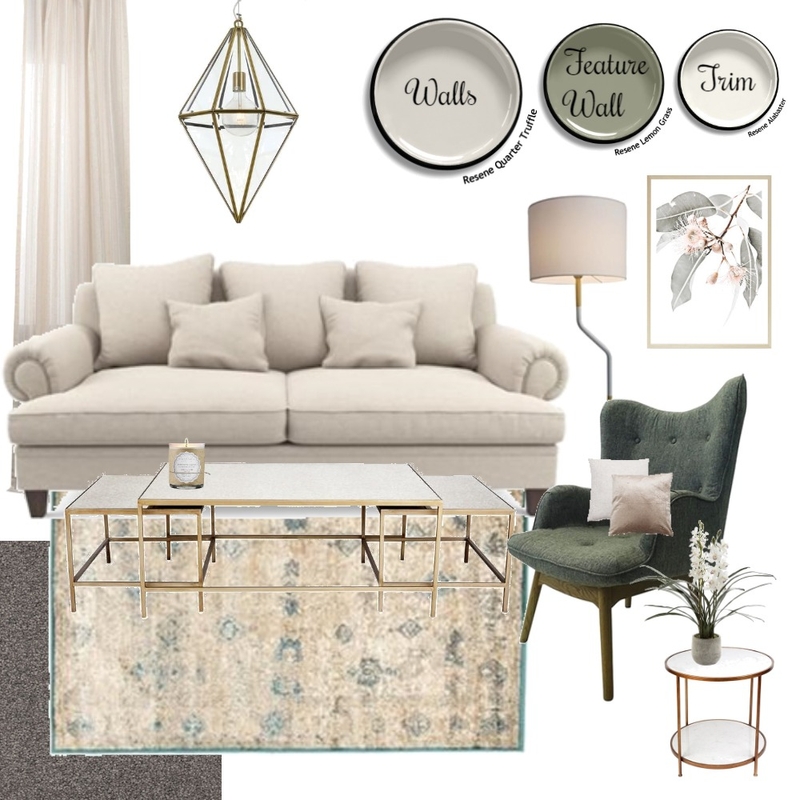 Jane's formal living Mood Board by BRAVE SPACE interiors on Style Sourcebook
