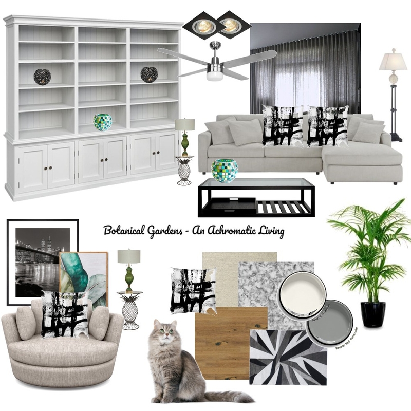 The Living Space Mood Board by samar on Style Sourcebook