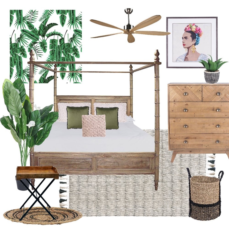 Tropical Bedroom Mood Board by coyote on Style Sourcebook