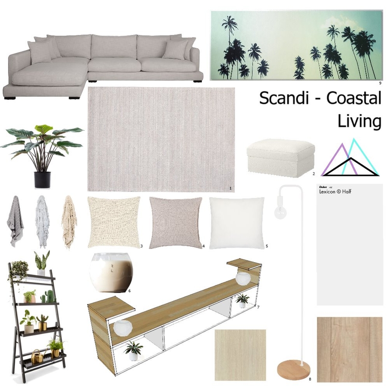 Golden Bay Living Mood Board by Invelope on Style Sourcebook