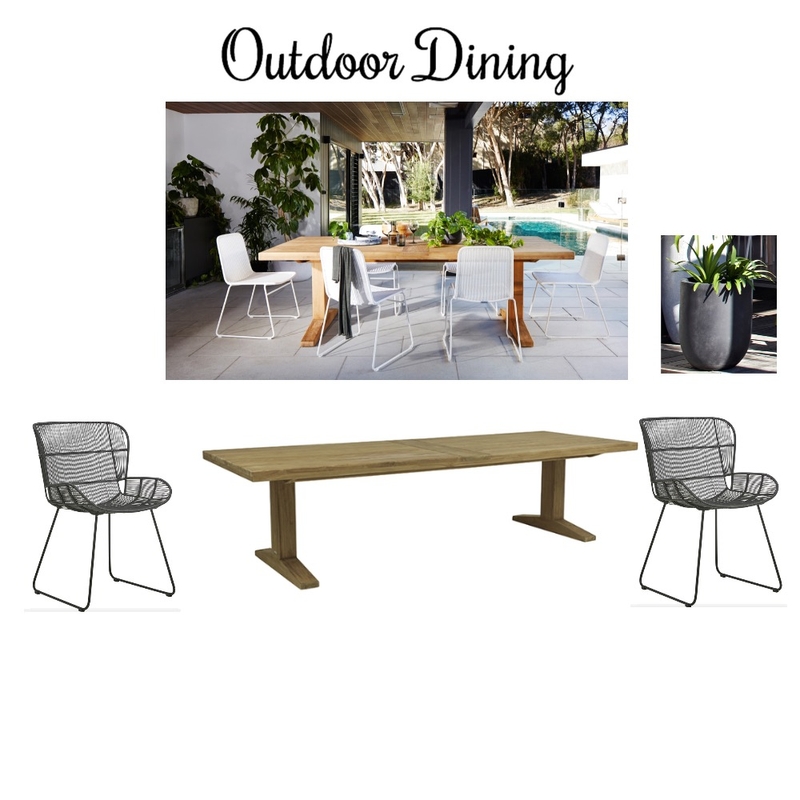 Outdoor Dining Mood Board by Styleahome on Style Sourcebook