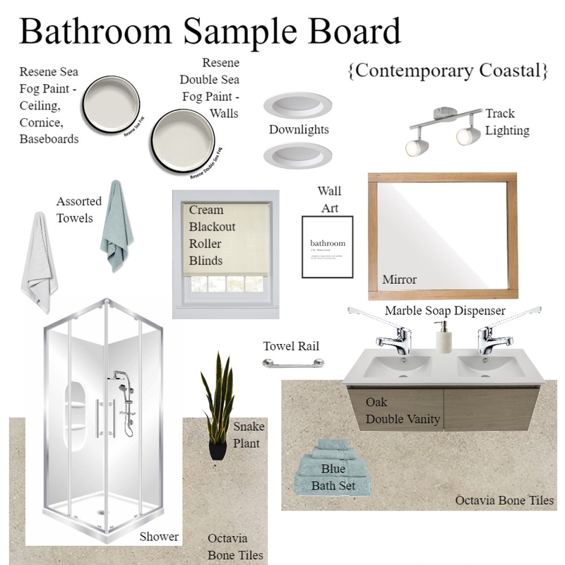 Bathroom Sample Board IDI Mood Board by DonnaS on Style Sourcebook