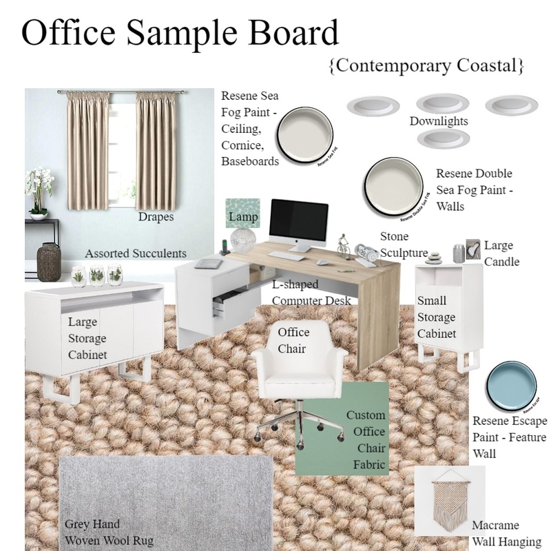 Office Sample Board IDI Mood Board by DonnaS on Style Sourcebook