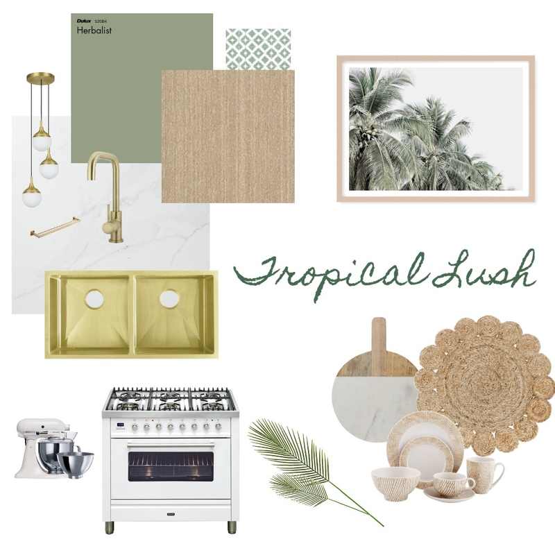Tropical Lush Kitchen Mood Board by aderickx on Style Sourcebook