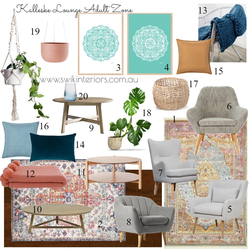 Kalleske Adult Zone Moodboard 2 Mood Board by Libby Edwards Interiors on Style Sourcebook