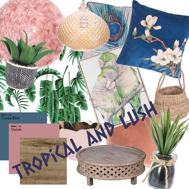 Tropical and Lush #tropicaldecor Mood Board by abstersutton on Style Sourcebook