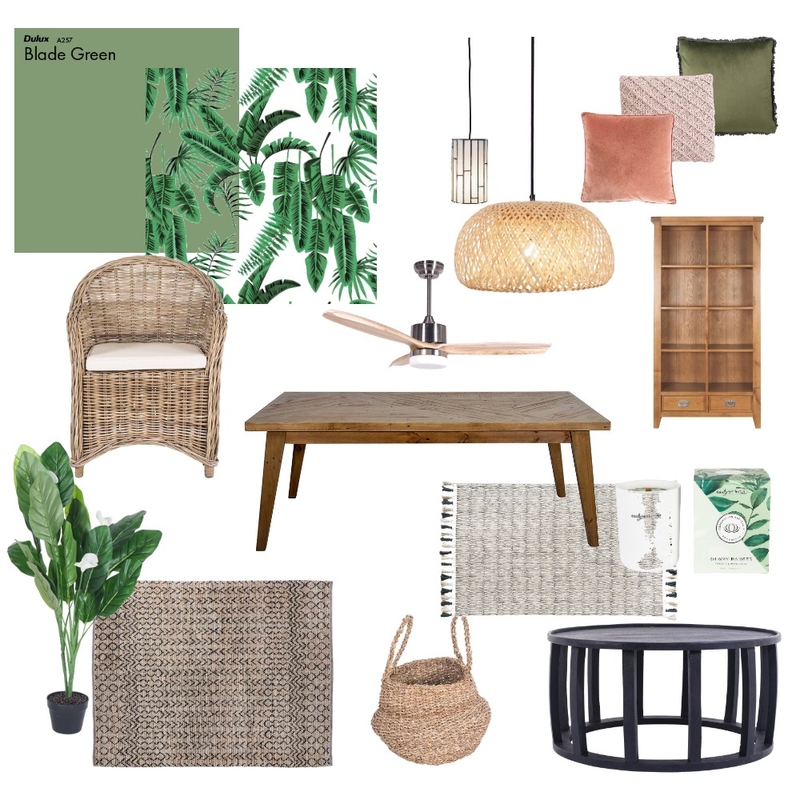 Tropical &amp; Lush Mood Board by nicolew on Style Sourcebook