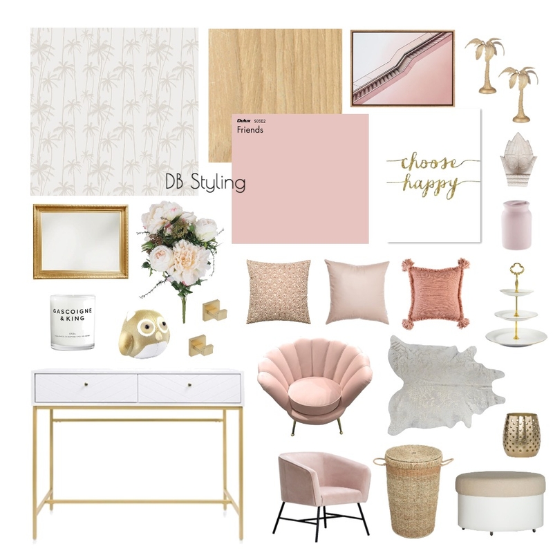 Pink Mood Board by lucyvrvts on Style Sourcebook