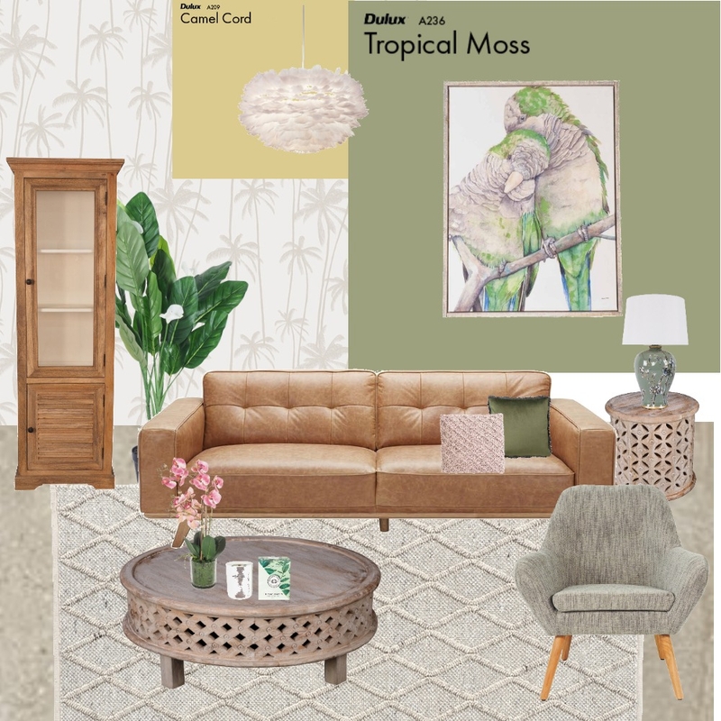Tropical Living Room Mood Board by Sqwelshy on Style Sourcebook