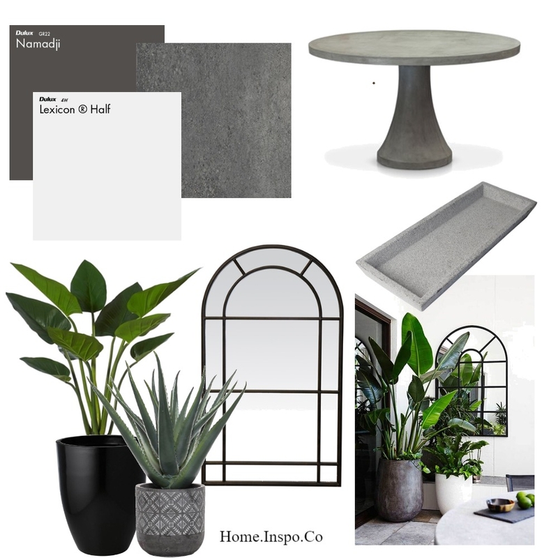 Concrete Mood Board by Home Inspo Melbourne on Style Sourcebook