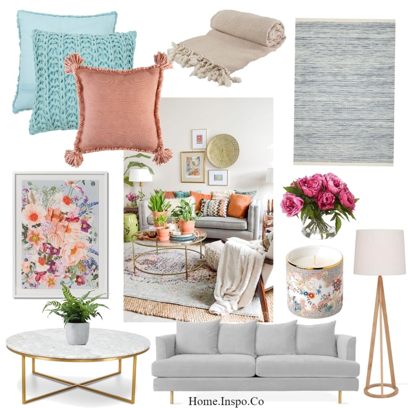 Floral Mood Board by Home Inspo Melbourne on Style Sourcebook