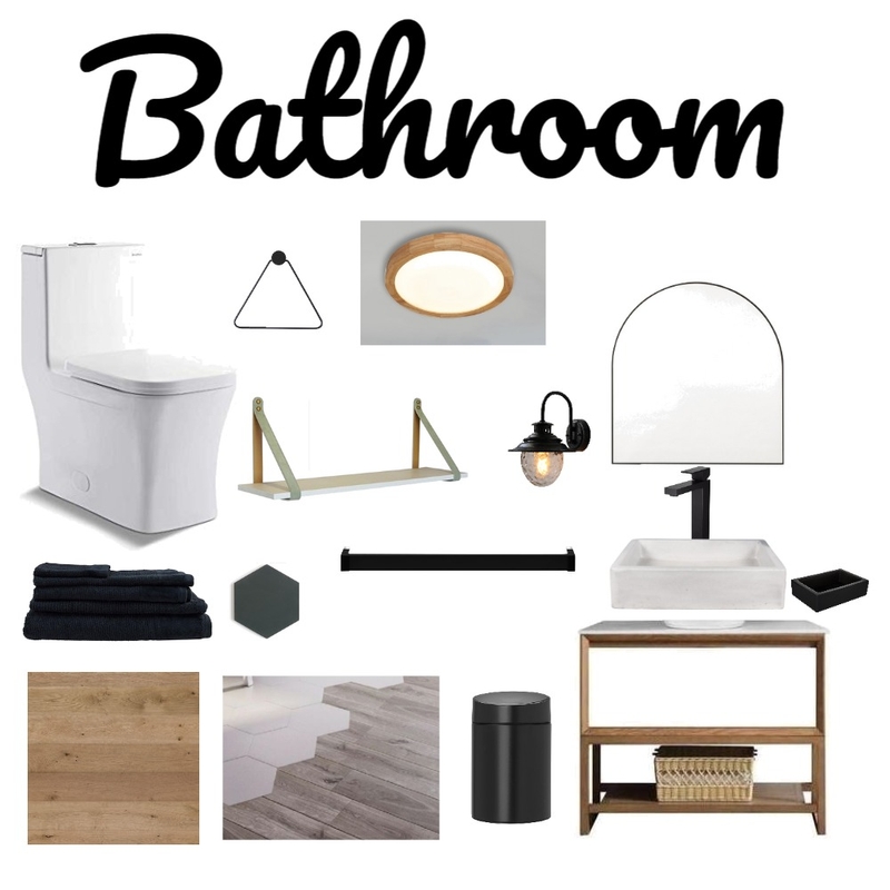 IDI Assignment Bathroom Mood Board by rochellemarais on Style Sourcebook