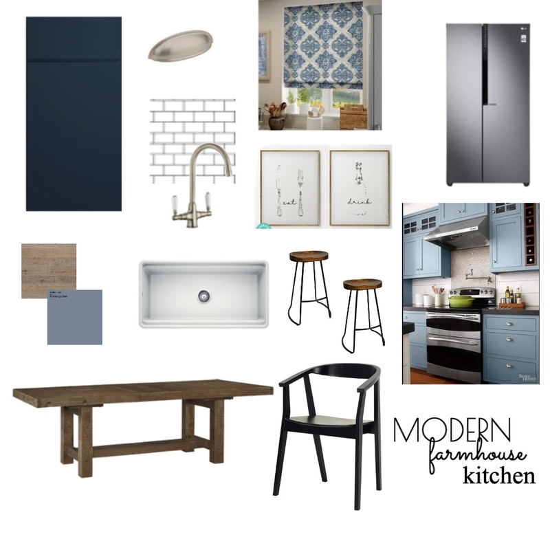 Modern Farmhouse Kitchen Mood Board by Annalisa on Style Sourcebook