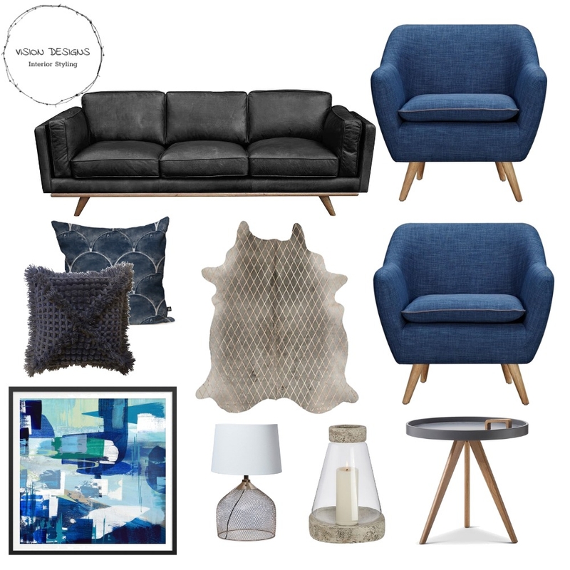 LOUNGE LIVING Mood Board by Vision design  on Style Sourcebook