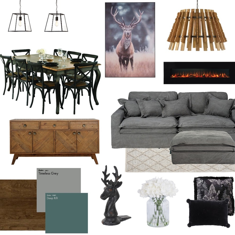 Country Retreat Living Dining Mood Board by Kayla.Garder on Style Sourcebook