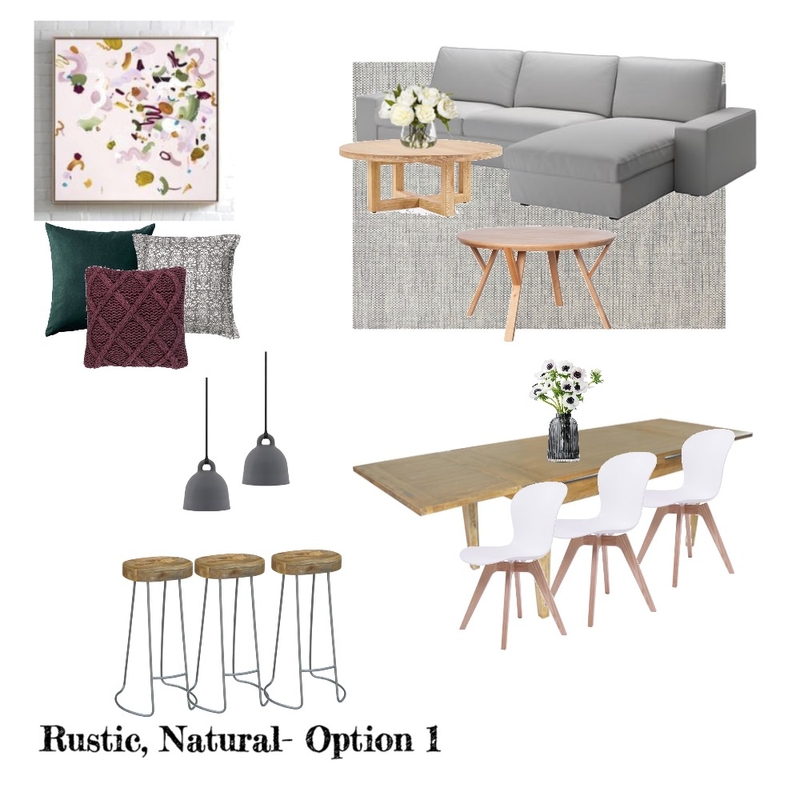 Robinson Family-Dining/Living Option 1 Mood Board by The House of Lagom on Style Sourcebook