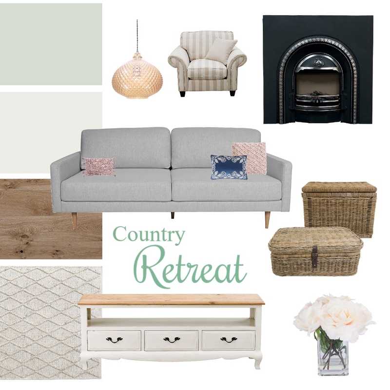 Country Retreat Lounge Mood Board by ZamiraL on Style Sourcebook