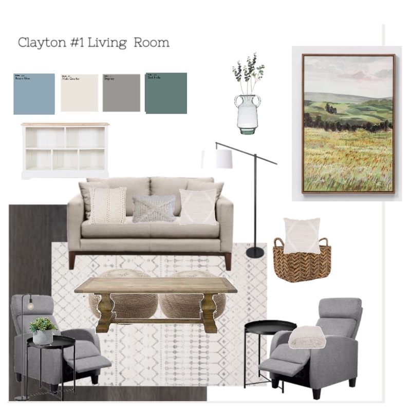 Clayton Living Room Mood Board by Aline on Style Sourcebook