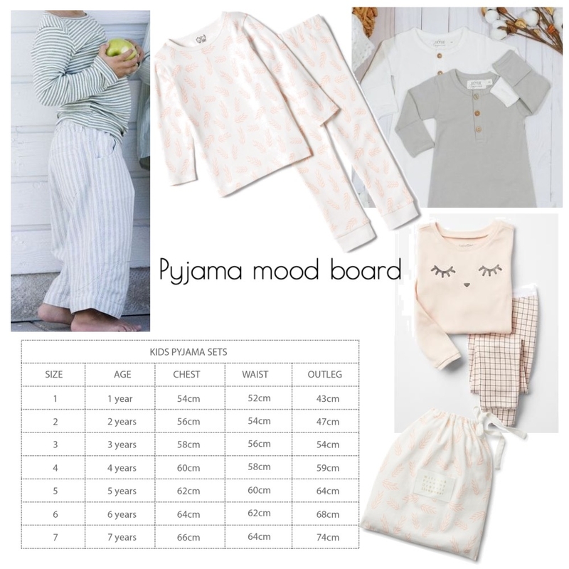 Pyjama mood board Mood Board by LennonHouse on Style Sourcebook