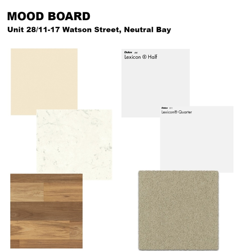 Unit 28, 11-17 Watson St, Neutral Bay Mood Board by Ori on Style Sourcebook