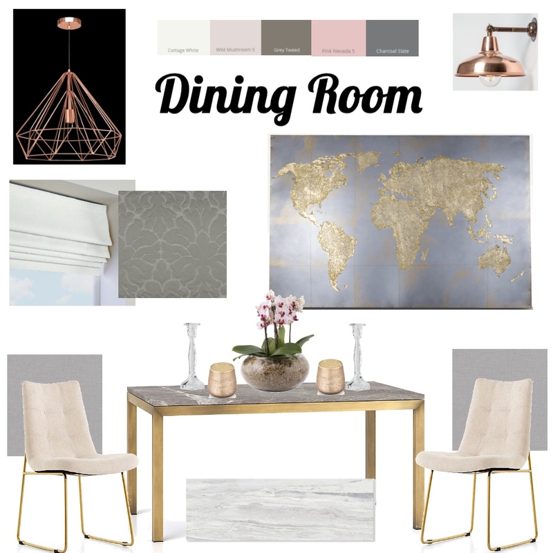 Dining Room Mood Board Mood Board by Designs by Penn on Style Sourcebook