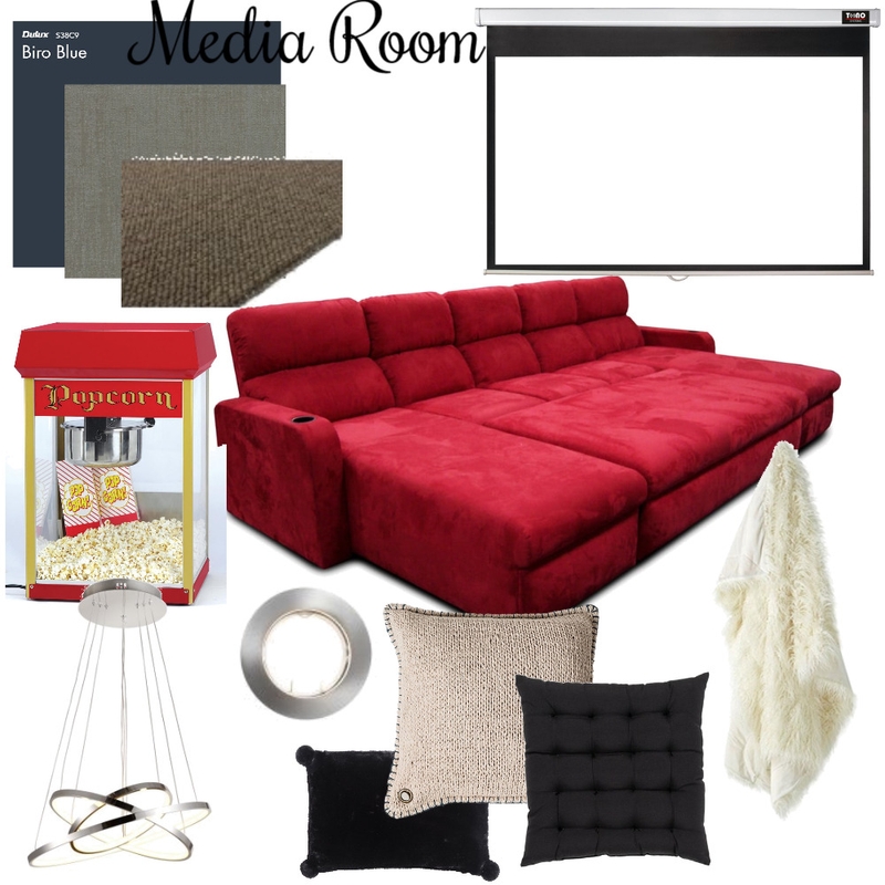Media room Module 9 Mood Board by Black Dahlia Interiors on Style Sourcebook