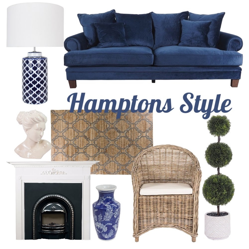 Hamptons Style Mood Board by abstersutton on Style Sourcebook