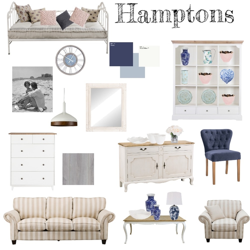 Hamptons Mood Board by tamarapedler on Style Sourcebook