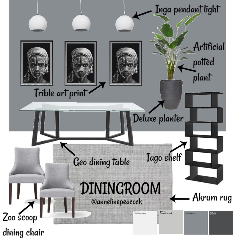 Dining room A9 Mood Board by Anneline on Style Sourcebook