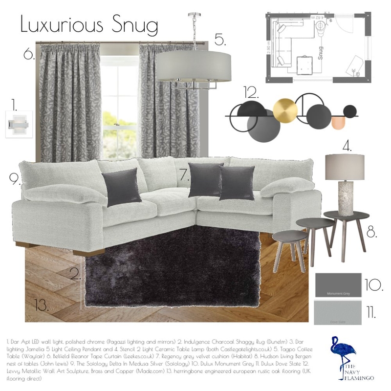 Module 9 - snug Mood Board by TheNavyFlamingo on Style Sourcebook