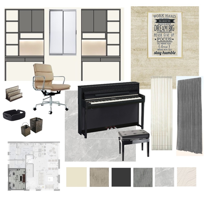 Study Room Mood Board by TeckHock on Style Sourcebook