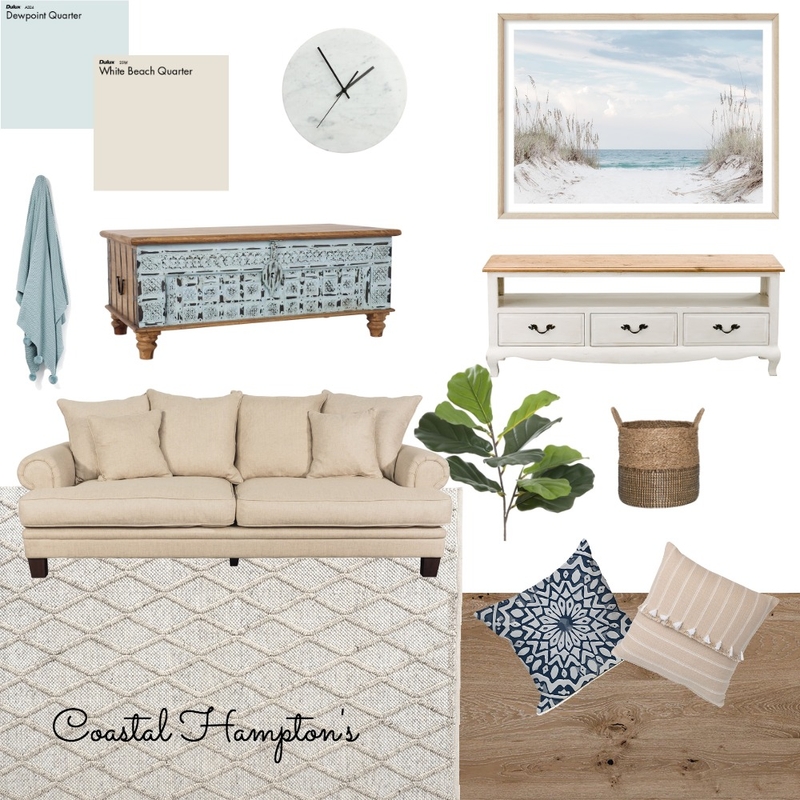 Coastal Hampton Style Mood Board by ame_11 on Style Sourcebook