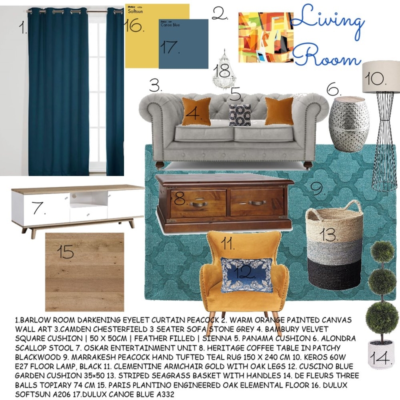 Assign 9 Living Room Mood Board by Jackieh on Style Sourcebook