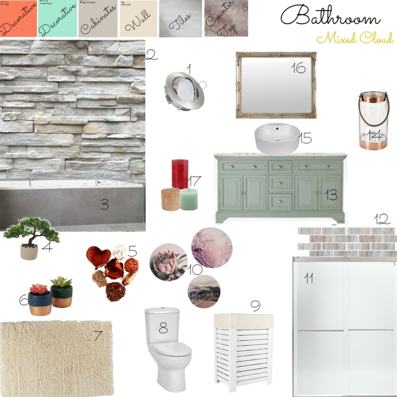 Bathroom Mood Board by JessicaGrey22 on Style Sourcebook