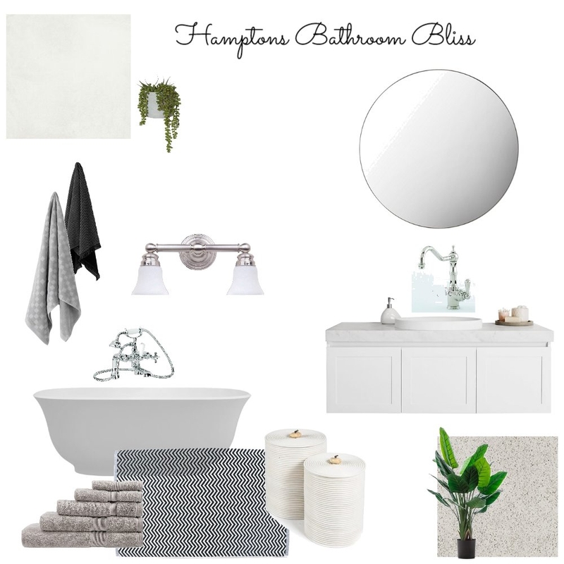 Hamptons Bathroom Bliss Mood Board by Monbrown on Style Sourcebook