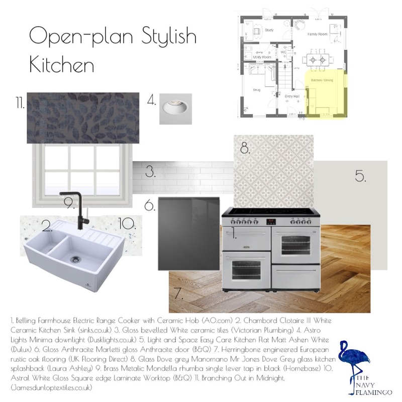 Module 9 - Kitchen Mood Board by TheNavyFlamingo on Style Sourcebook