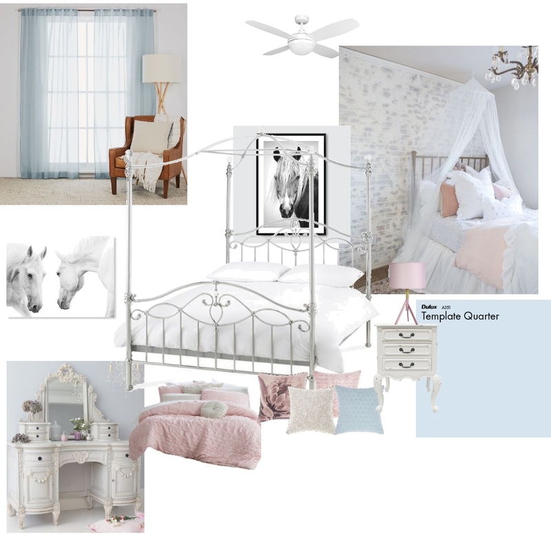 kenzies bedroom Mood Board by kylieromeo on Style Sourcebook