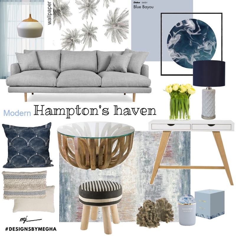 Hampton Style Mood Board by Megha on Style Sourcebook