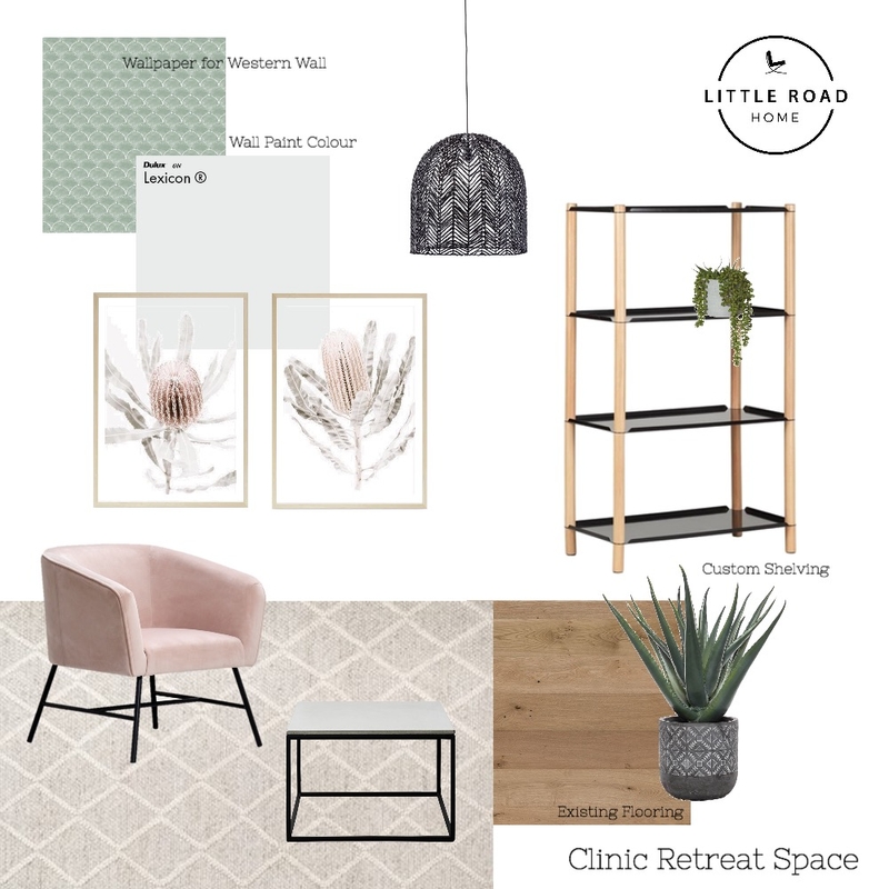Clinic Retreat Space - Option 1 Mood Board by Little Road Studio on Style Sourcebook