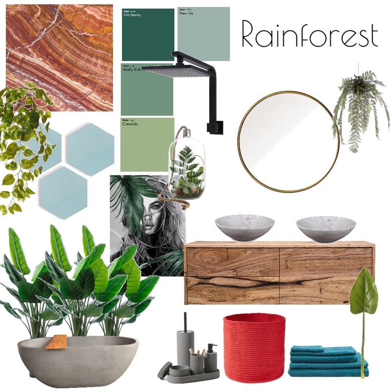 Rainforest Mood Board by Bec_Waters on Style Sourcebook