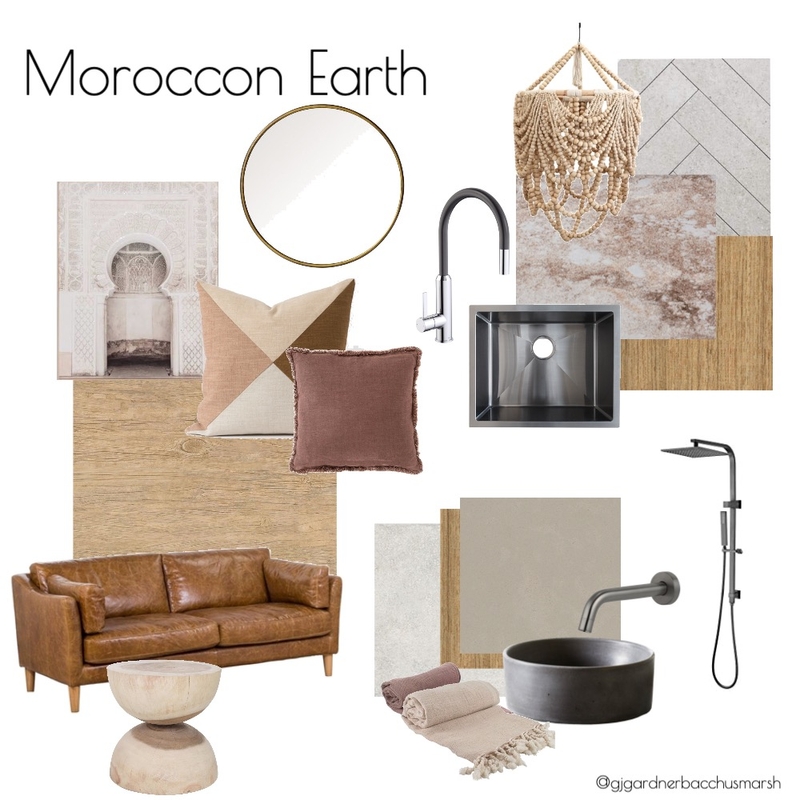Moroccon Earth GJ Mood Board by caitlinhamston1992 on Style Sourcebook