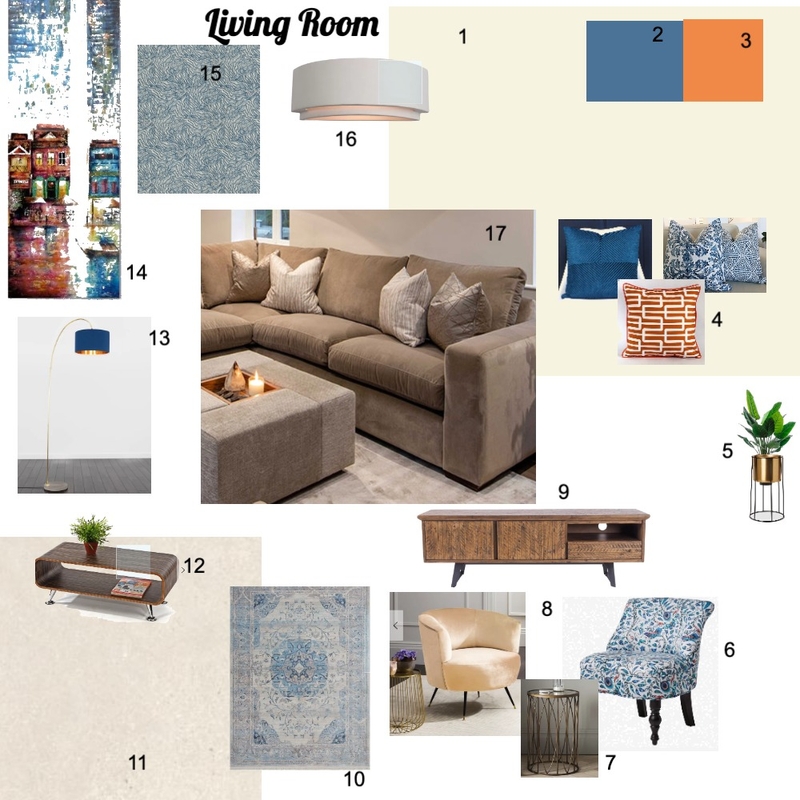 Module 9 living room Mood Board by JLPJ on Style Sourcebook