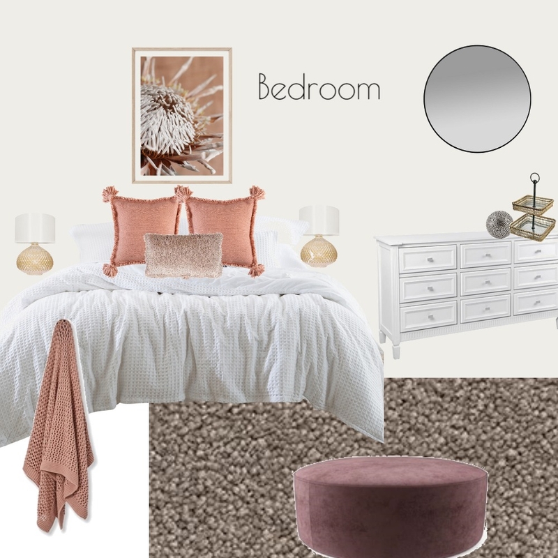 Maya bedroom Mood Board by Rebecca White Style on Style Sourcebook