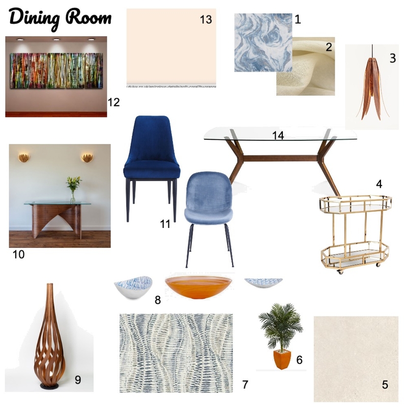 Module 9 Dining room Mood Board by JLPJ on Style Sourcebook
