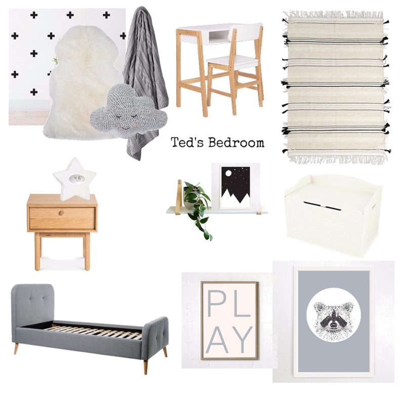 Neutral Boy's Bedroom Mood Board by AnnabelFoster on Style Sourcebook