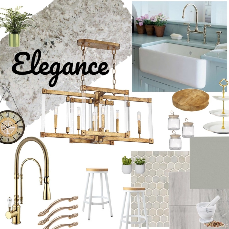 Elegant Kitchen Environment Mood Board by athomas on Style Sourcebook