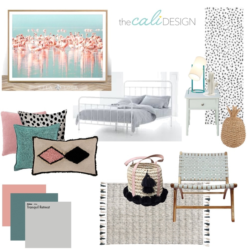 Chloe's room Mood Board by The Cali Design  on Style Sourcebook